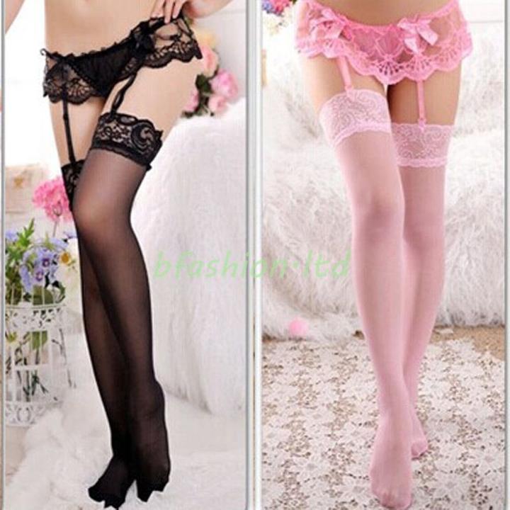 Image du produit Hermex Ensemble dentelle porte-jarretelles tanga NOIR Porte-jarretelles érotique G-string