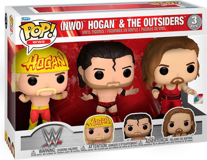 Actual product image Funko Pop! 3-Pack: WWE - Hulk Hogan & The Outsiders