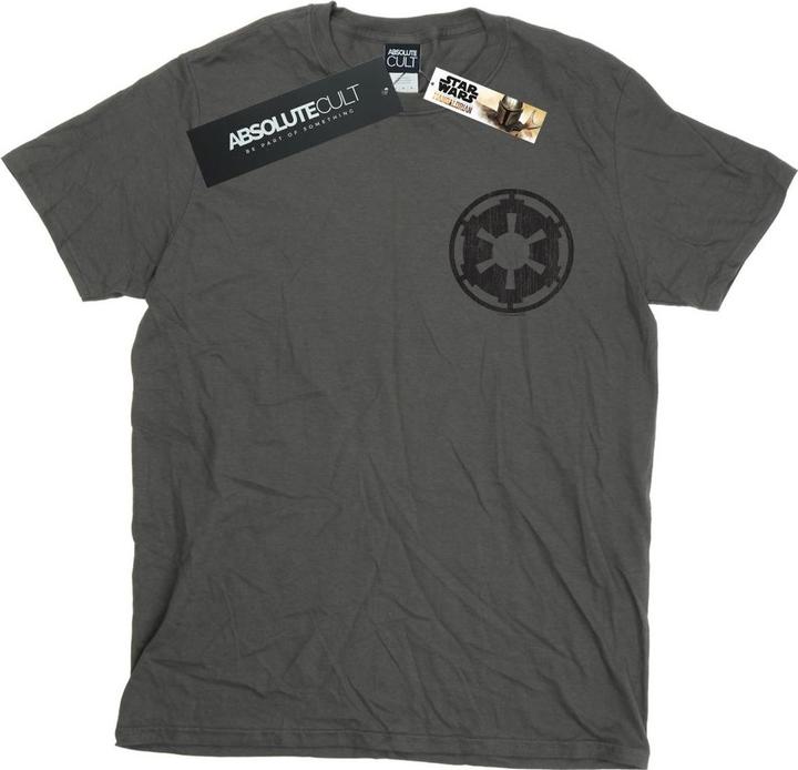 Produktbild Star Wars The Mandalorian Galactic Empire Insignia Breast Print TShirt (XXL)