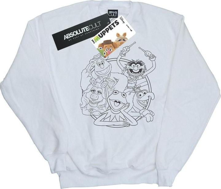 Immagine prodotto Disney The Muppets Group Line Art Felpa Ragazzi (128)