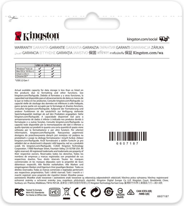 Produktbild Kingston DataTraveler Exodia M (128 GB, USB-A, USB 3.2)