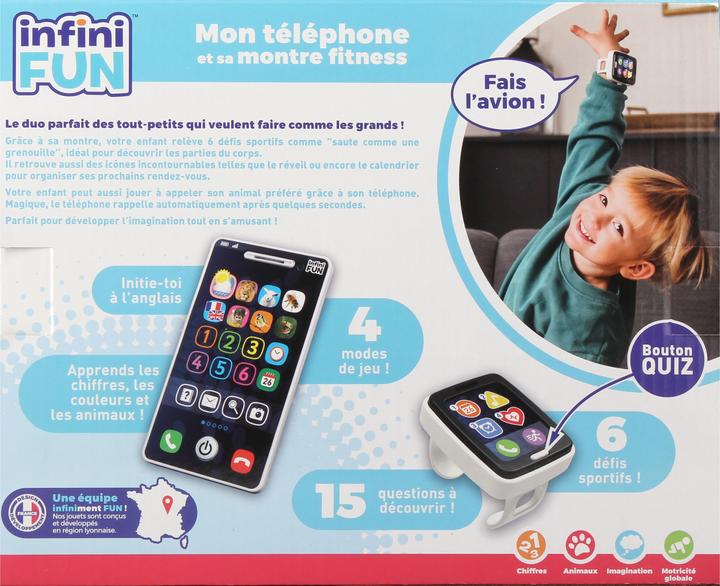 Actual product image KD Toys Mon Téléphone et sa montre (French, English)