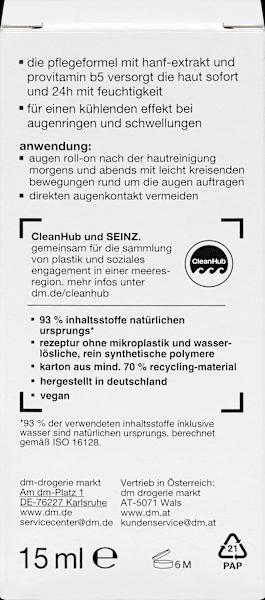 Produktbild dm Seinz. Augen Roll-On Hanf (Roll-on, 15 ml, Tag + Nacht)
