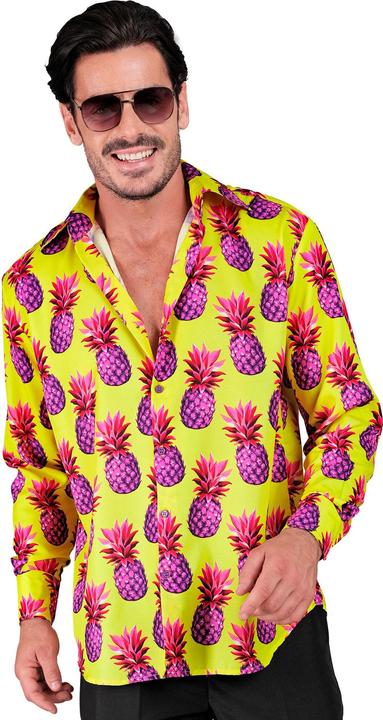 Actual product image Widmann NEON ANANAS PARTY FASHION HEMD (Hemd), XXL