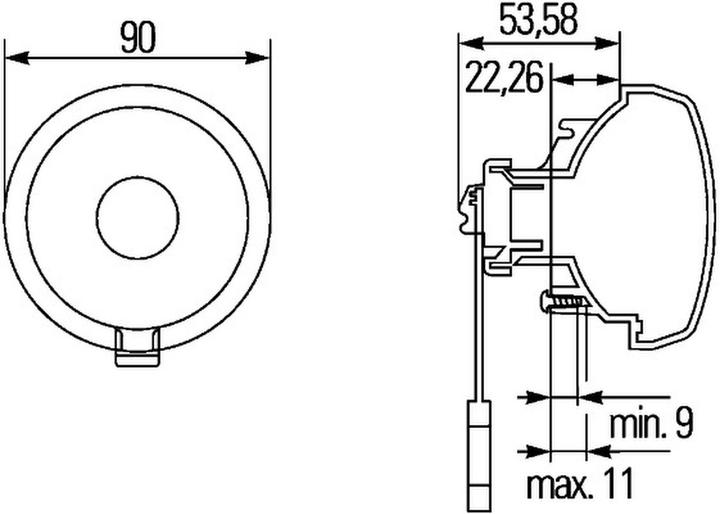 Image du produit Hella Clignotant halogène pour HYMER