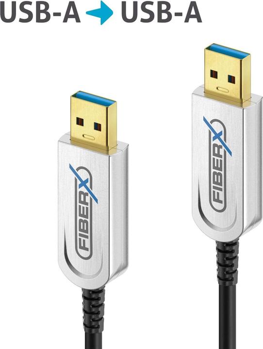 Image du produit Purelink Série - Câble USB 3.1 en fibre optique - USB-A USB-A - 10m (10 m, USB 3.2 Gen 1)