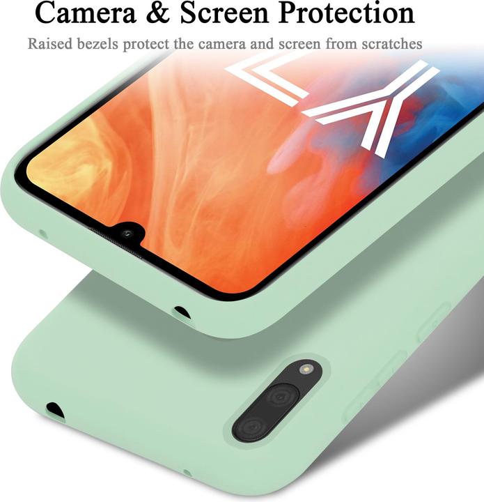 Immagine prodotto Cadorabo Copertura della cassa del silicone liquido TPU (Huawei Y7 Prime (2019), Huawei Y7 (2019))
