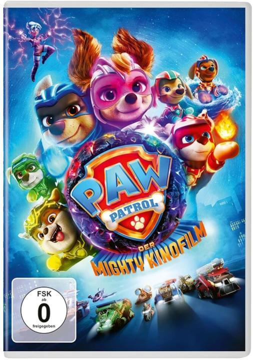 Actual product image Paw Patrol - The Mighty cinema film (DVD, 2023, English, German, Spanish)