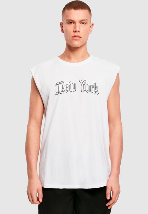 Actual product image Mister Tee MisterTee New York Wording Sleeveless Tee - 170813 (M)