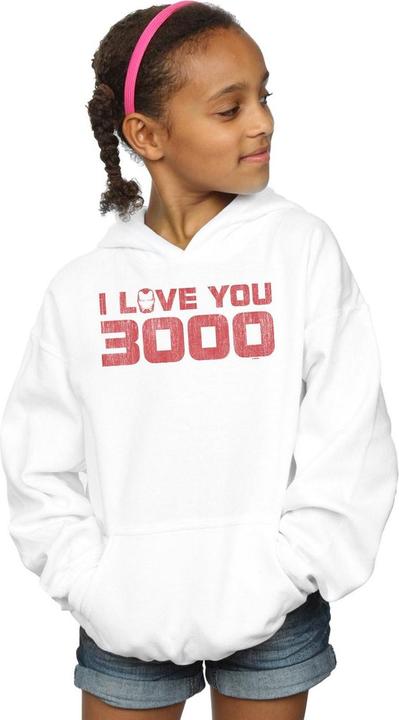 Produktbild Avengers Endgame I Love You 3000 Distressed Kapuzenpullover Mädchen (152, 158)