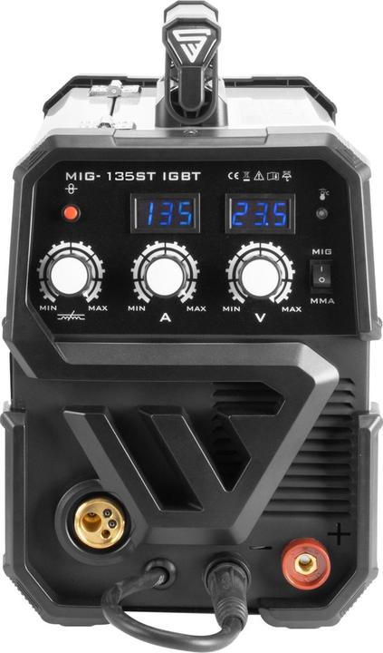 Produktbild Stahlwerk Schutzgas Schweissgerät MIG MAG 135 ST IGBT mit 135 Ampere mit E-Hand