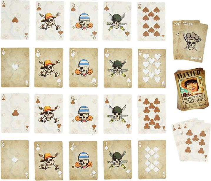 Productafbeelding Paladone Products One Piece speelkaarten in blik