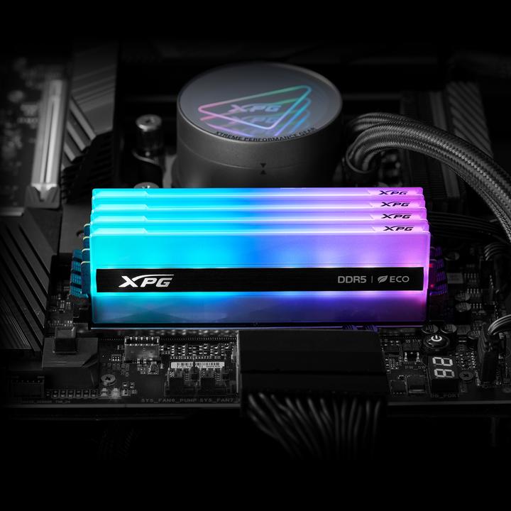 Produktbild Adata DDR5 16GB 6000-30 XPG Lancer Neon RGB silvergray (1 x 16GB, 6000 MHz, DDR5-RAM, U-DIMM)