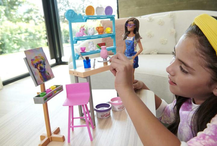 Actual product image Barbie Relax and Create Art Studio Playset and Doll