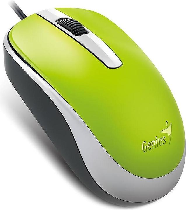 Produktbild Genius KYE 31010105110 Optical Mouse with Cable DX-120, Green (Kabelgebunden)