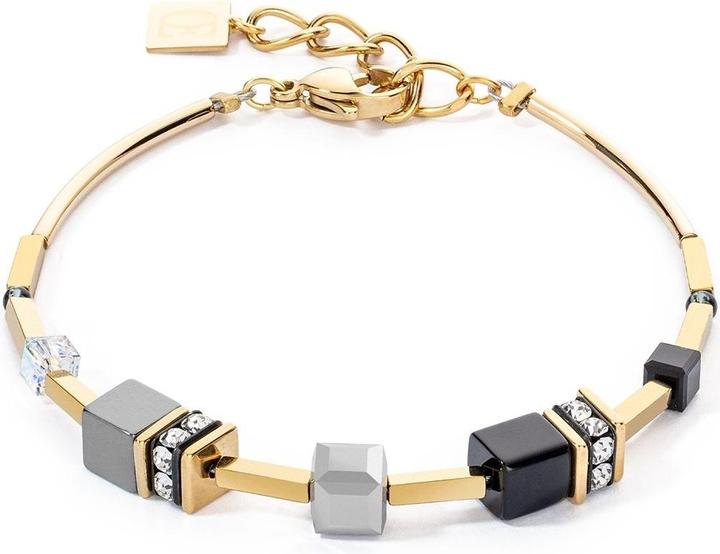 Gelbgold, Schwarz, Weiss, Grau