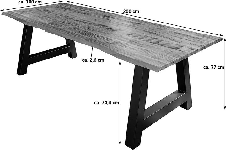 Actual product image SAM Dora (180 x 90 x 77 cm)