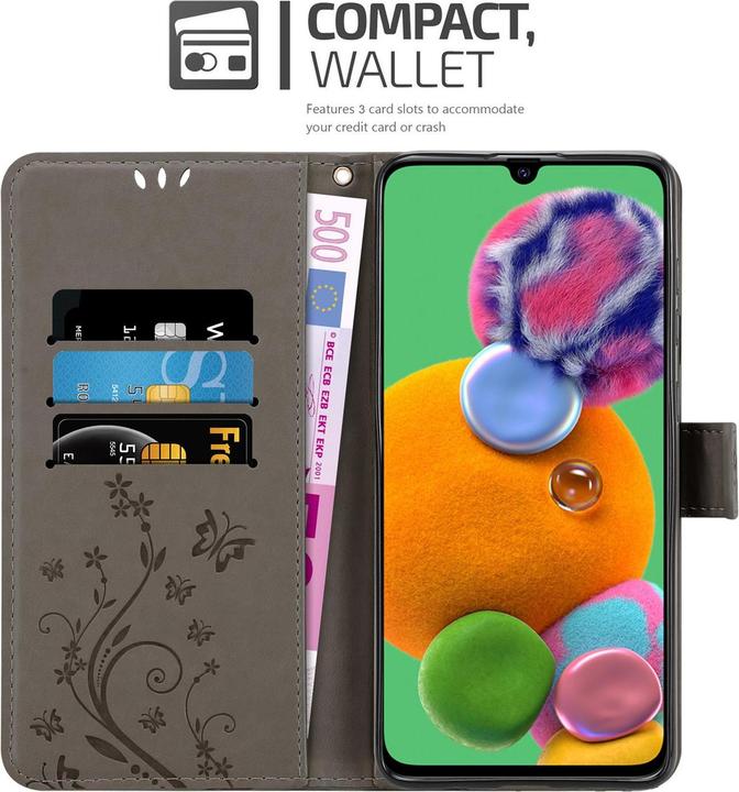 Produktbild Cadorabo Flower Book Cover (Samsung Galaxy A90 5G)