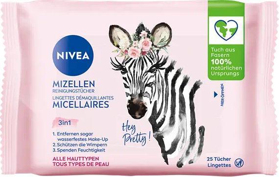 Image du produit NIVEA Lingettes nettoyantes micellaires 3en1 Multipack 6 x 25 pièces (Chiffons de nettoyage)