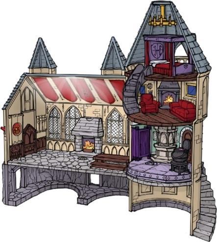 Actual product image Spin Master Hogwarts Castle