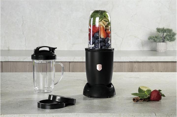 Immagine prodotto BerlingerHaus Frullatore multifunzione con controllo touch, tritaghiaccio, nero oro rosa, 400 W (400 W)