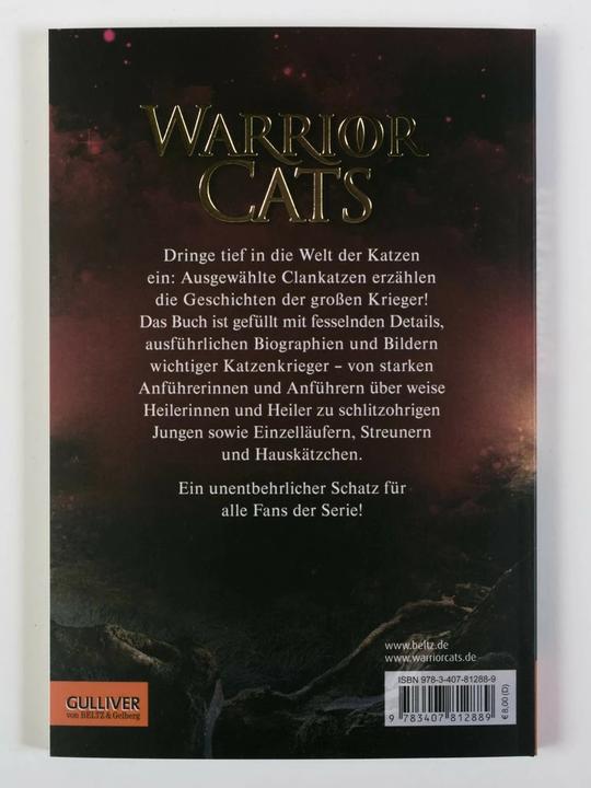 Immagine prodotto Warrior Cats - Welt der Clans. Von Helden und Verrätern (Tedesco, Cacciatore di erin, Wayne McLoughlin, Anja Hansen-Schmidt, 2022)