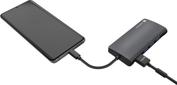 Actual product image Genesis HUB USB-C 8 IN 1 FOWLER 2 3X USB 3.0 HUB HDMI 4K USB-C (USB-C, 8 Ports)