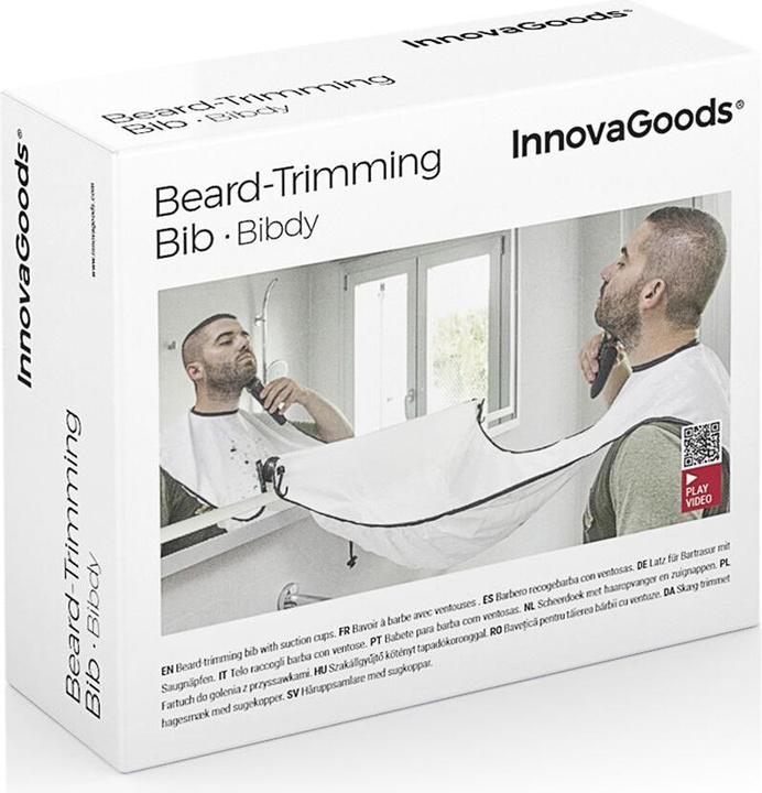Image du produit InnovaGoods Chiffon à barbe avec ventouses Bibdy