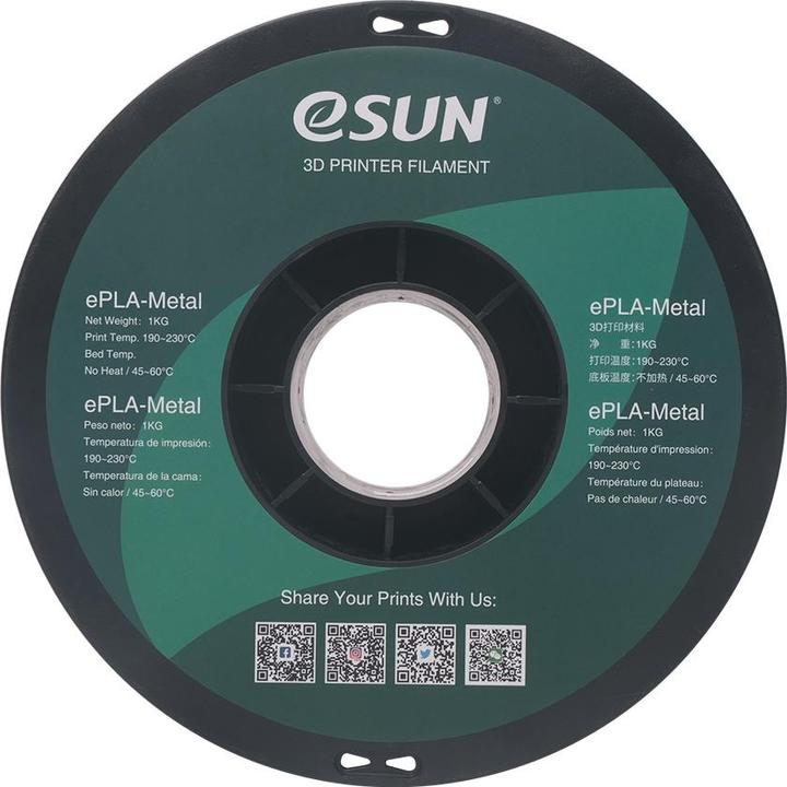 Image du produit eSUN Filament ePLA-Metal Bronze 1.75mm 1Kg (PLA, 1.75 mm, 1000 g, Or)