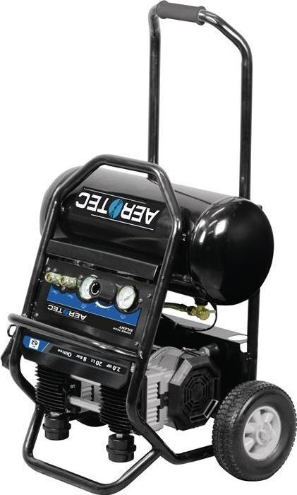 Actual product image Aerotec Assembly compressor SUPERTECH Silent oil-free (8 bar, 20 l)