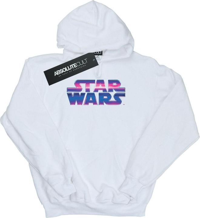 Immagine prodotto Star Wars Neon Logo Felpa con Cappuccio Uomo (L)