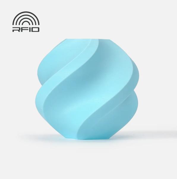 Produktbild Bambu Lab PLA Matte - Ice Blue - 1.75mm (PLA, 1.75 mm, Blau)
