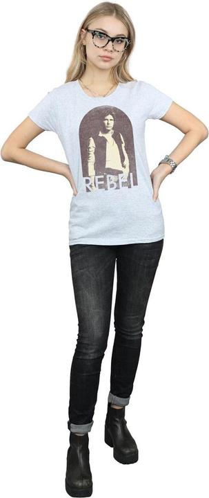 Immagine prodotto Star Wars Han Solo Rebel Maglietta Donna (S)