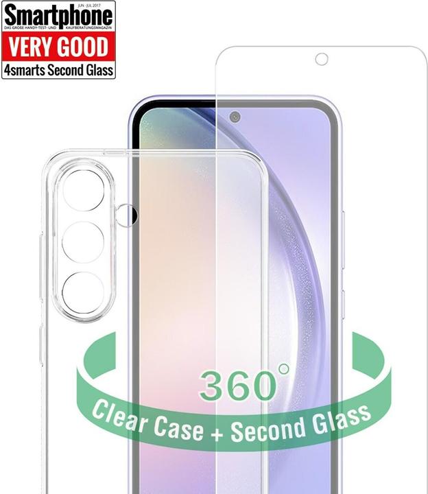 Actual product image 4smarts 360° Protection Set for Samsung Galaxy A55 (Samsung Galaxy A55)