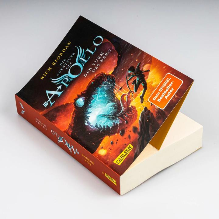 Actual product image Die Abenteuer des Apollo 5: Der Turm des Nero (German, Rick Riordan., 2023)