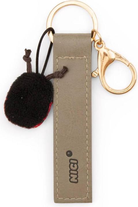 Produktbild Magni NICI Schlüsselanhänger Alles Gute! Kunstlederband mit Marienkäfer olive 10cm