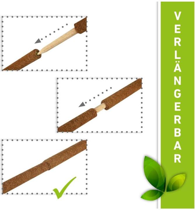 Image du produit Windhager Bâton de plante noix de coco (110 cm, 4.50 cm)