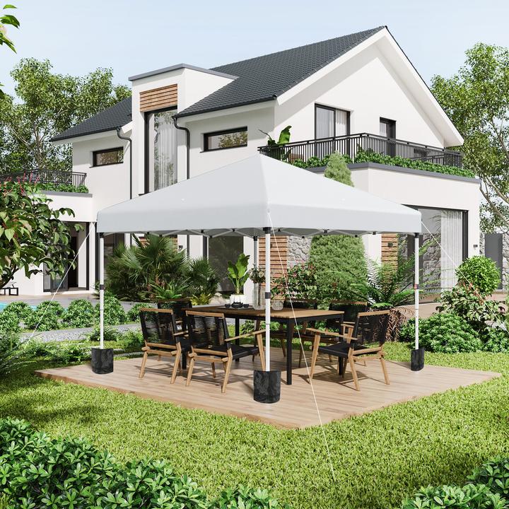 Immagine prodotto Outsunny Padiglione pieghevole con accessori (297 cm, 297 cm)