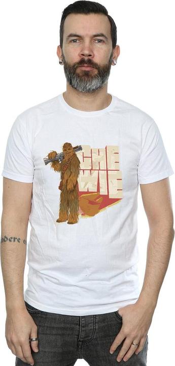 Actual product image Star Wars Mens Solo Chewie Falcon T-Shirt (4XL)