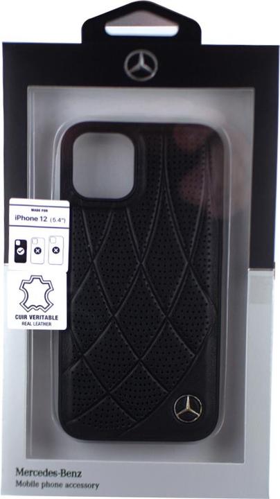 Actual product image Mercedes-Benz Bow Line - iPhone 12 mini 5.4 - Black - Hard Case Cover - Original Protective Case (Apple iPhone 12 mini)