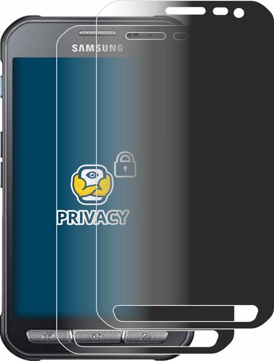 Actual product image BROTECT Anti-spy privacy film Blue light protection film (2 Piece, Samsung Galaxy Xcover 3)
