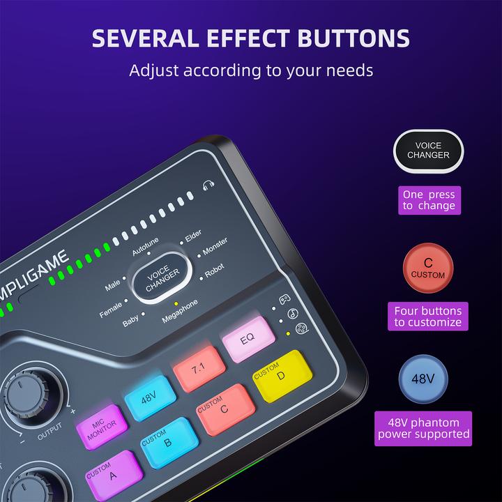 Image du produit Fifine Gaming Audio Mixer SC8
