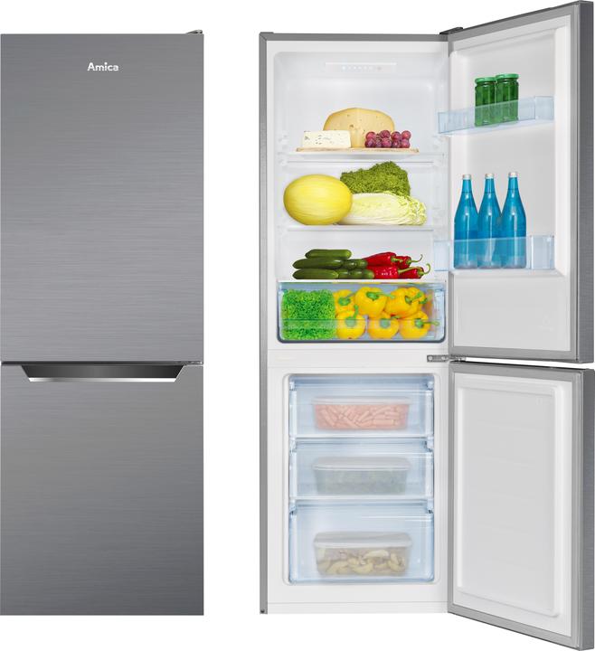 Actual product image Amica Fridge-freezer combination KGCL 386 160 E WxHxD 54 x 160 x 55 cm Refrigerator compartment 153 (227 l)