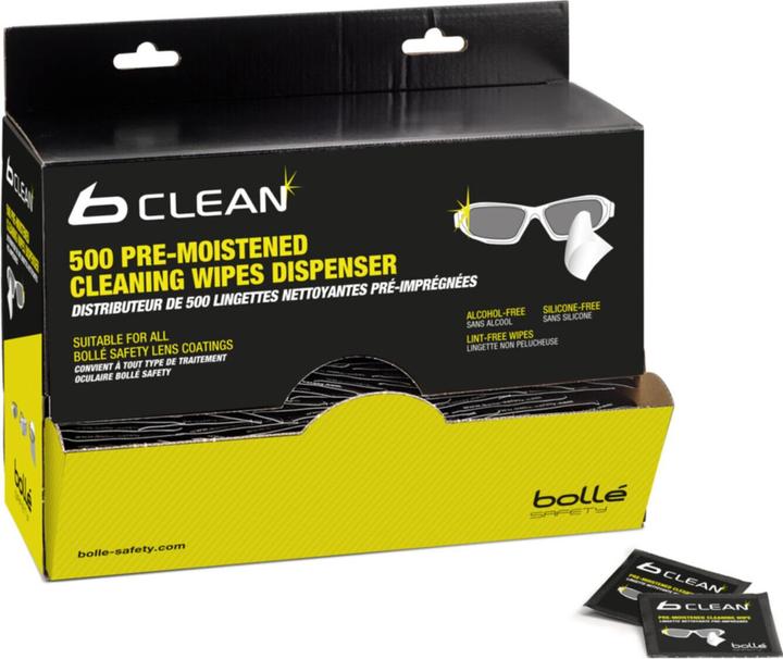 Image du produit Bollé B500 Distributeur de 500 lingettes nettoyantes pour lunettes