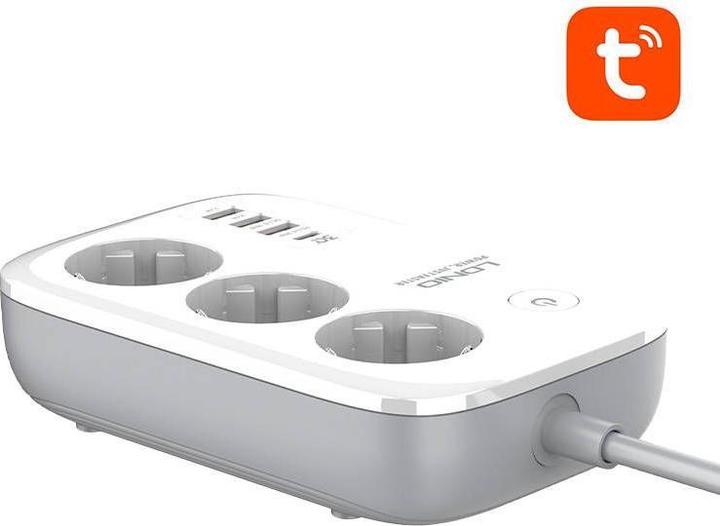 Immagine prodotto Ldnio Ciabatta intelligente Wi-Fi SEW3452, Tuya (bianco)