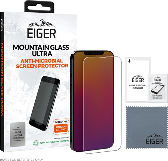 Actual product image Eiger Mountain Glass Ultra (1 Piece, Apple iPhone 13, Apple iPhone 14, Apple iPhone 13 Pro)