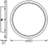 Actual product image Ledvance Smart+ Wifi Orbis Disc (4000 lm)