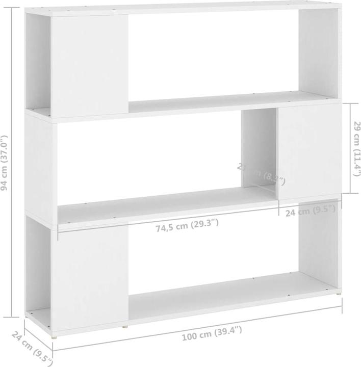 Actual product image VidaXL Tabb (100 x 24 x 94 cm)