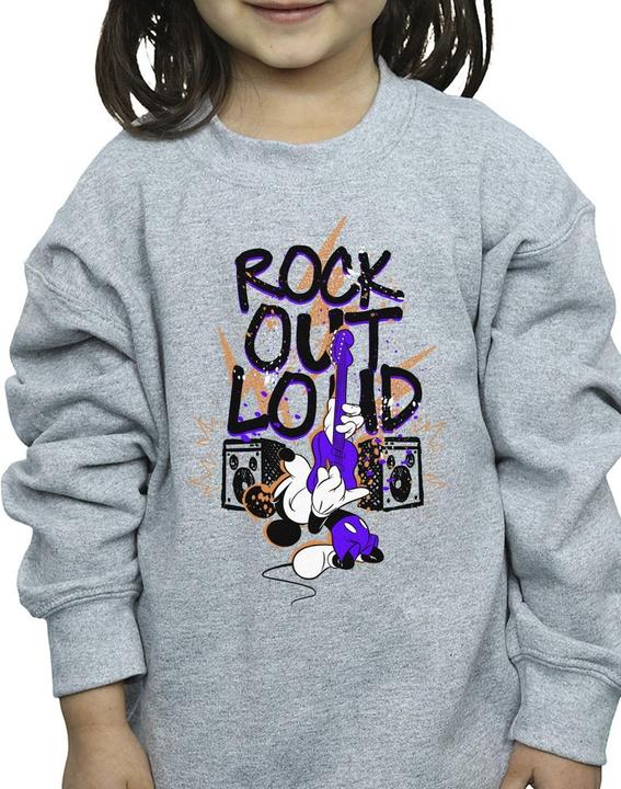 Produktbild Disney Mickey Mouse Rock Out Loud Sweatshirt Mädchen (128)