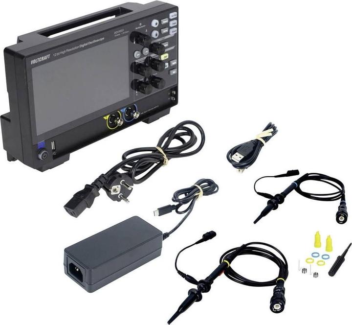 Actual product image Voltcraft DOV1002 Digital-Oszilloskop 100 MHz 2-Kanal 1.25 GSa/s 50 Mpts 12 Bit (CAT II)